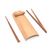 POFET Tea Ceremony 4 PCS/SET Handmade Bamboo Rectangle Tea Serving