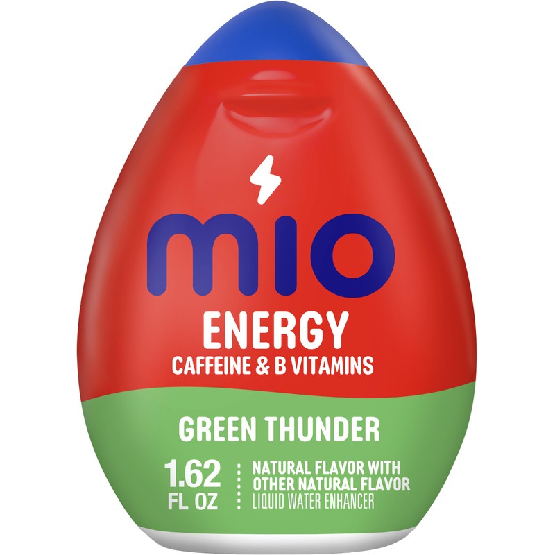 MiO Green Thunder Enhancer, 1.62 Fl Oz (Pack of 4)