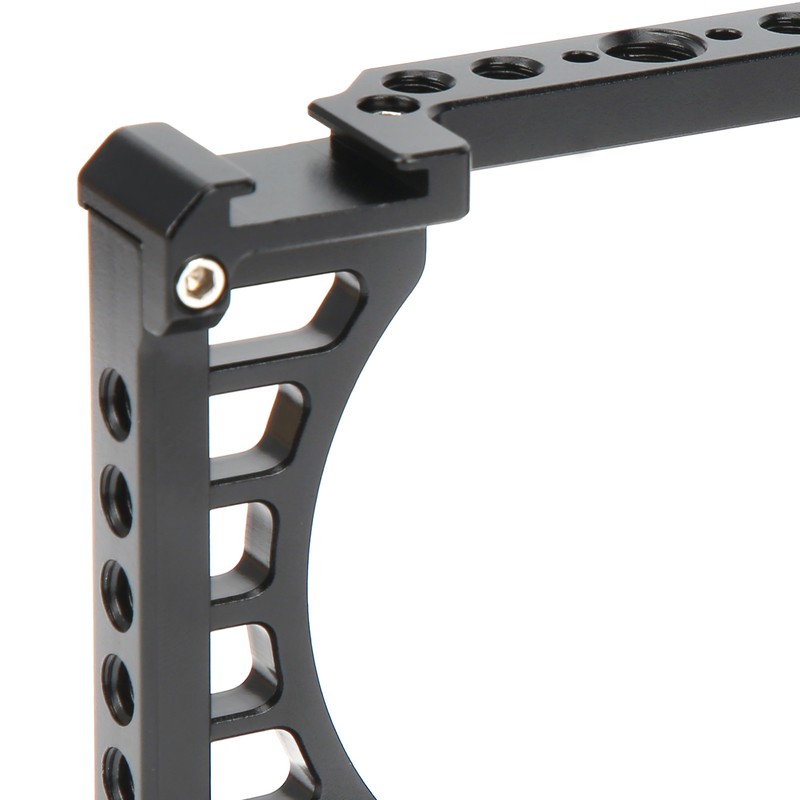Aluminum Alloy Camera Video Shooting Cage Kit with Wooden Handle