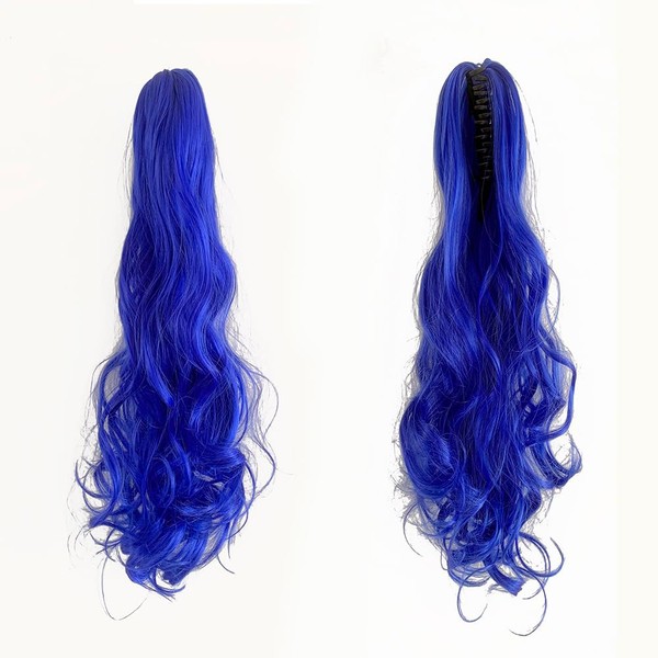SEISAIDO 20IN Clip In/On Thick Drawstring Ponytail Multi-colored Hair Extension