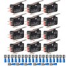 Gebildet 12pcs V-152-1C25 Micro Switch 125V/250V 15A Momentary Limit Switch,