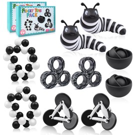 Fidget Toys Adults Pack, Fidget Spinner for Kids, 10PC Sensory Toys Pack for Kids Teen Autism, Desk Toy Stress Relief Toys for ADHD