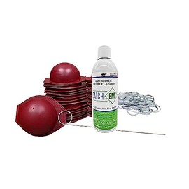 Bug Ball (20 Pack) Apple Maggot Trap Deluxe Kit - with NO Pesticides, Made in USA