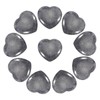 PATIKIL 10 Pcs Natural Heart Shaped Crystal Stone, 1 Inch