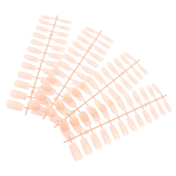 Healvian 24pcs French Nail Art False Nails Press on Nails