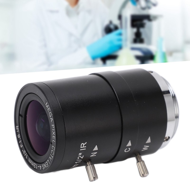 MP Camera Lens 4mm to 12mm Focal Length Manual Focus
