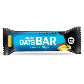 Bodylab24 Energy Oats Bar Banana 12 x 50 g Storage Box, Oatmeal Bar for the Energy Kick Before Training or for in Between, Energy Bar with More than 30 g Carbohydrates and Vitamin B1