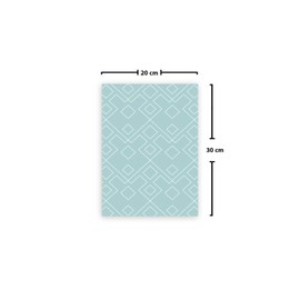 Le Jardin du Lin Bedruckte Baumwoll Taschen mit Kordelzug, Einkaufstasche, Beutel, Stoffsack, Stofftasche, Gemüsesack, Wiederverwendbare, Umweltfreundlich, Mehrzweck, Faltbar, Größe: 20x30 Cm