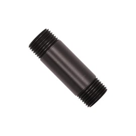 Naiture Brass Heavy Duty 1/2 NPT Connection Threaded Pipe Fitting Nipple, 2-1/2" Long, Oil Rubbed Bronze Finish