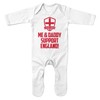 Purple Print House Me and My Daddy Support England Romper