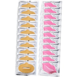 20 piezas Mascarillas Hidratantes de para Labios Exfoliantes y Rejuvenecedores Parches para Labios Secos y Suavidad