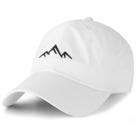 HeyCaps Quick Dry Sport Cap Teen Kids Boys - Baseball Caps Running Hiking Cap UPF50+ Sun Protection Adjustable for Teenagers White