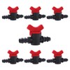VooGenzek 7 Pieces Plastic Aquarium Water Flow Control Valve, Drip