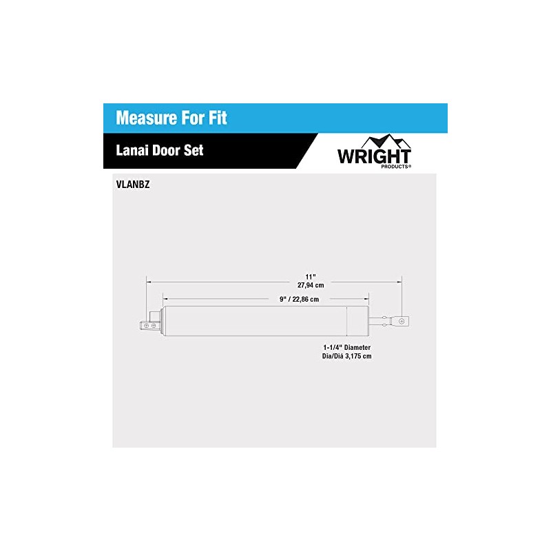 Wright Products Lanai Corrosion Resistant Screen Door Hardware Kit –