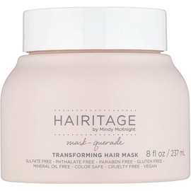 Hairitage Moisturizing Argan Oil Hair Mask Treatment for Anti-Frizz and Hydration - Deep Conditioning Curl Repair Mask with Shea Butter, Aloe & Soy Protein for Dry, Damaged Curly Hair - Soften & Shine