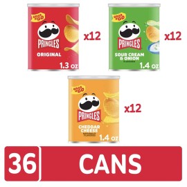 Pringles Grab-n-Go Variety Pack Chips, 36 pk.