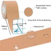 ANAMPION Kinesiology Tape 3Rolls(2.5CM, Black)
