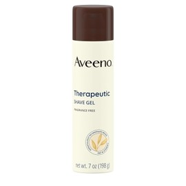 Aveeno Therapeutic Shave Gel 7oz Fragrance-Free Razor Bump Prevention Smooth Sha