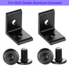 10pcs 2 Hole 2020 Series 90 Degree Inside Corner Bracket