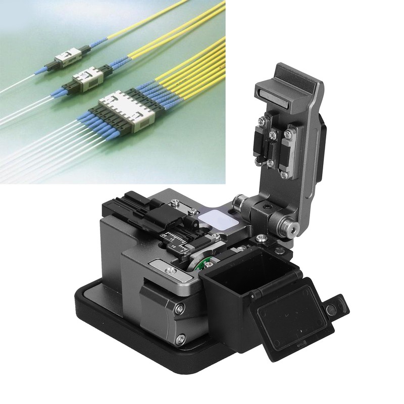 Fiber Cleaver High Accuracy Cable Cutter Tungsten Steel 24 Surface