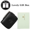 GAEKEAO Leather Credit Card Holder Wallet for Women RFID Blocking