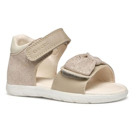 Geox Baby Girls' Alul Girl B Sandal, beige, 24 UK