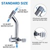 G-Promise All Metal Shower Diverter with Low Handheld Holder, 3-Way