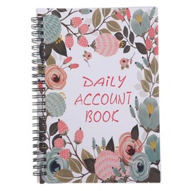 Operitacx Coil Bound Planner Notebook Student Planner Spiral Binding Financial Ledger for Expense Recording