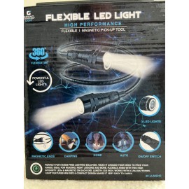 grand innovations Flexible 35" Wrap Dual Head LED Lights, Neck Light, 2 lights with magnetic ends