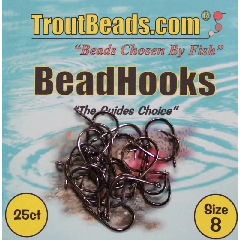 Troutbeads Hooks - Troutbeads Hook -RED - NEW - Size: