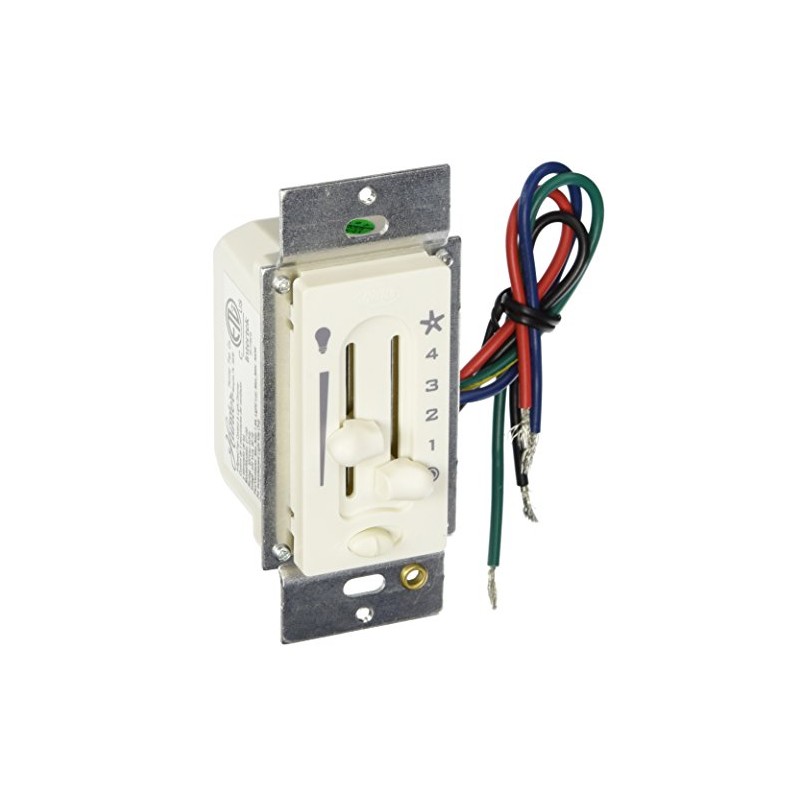 Hunter Fan Company, 27183, Fan-Light Dual Slide Wall Control with