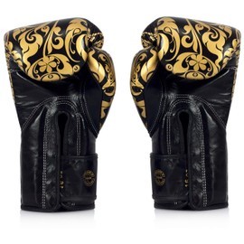 Fairtex Glory Kickboxing Gloves - Limited Edition (Black - BGVG2, 16 oz)