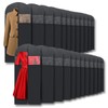 Plixio 60” Black Garment Bags for Hanging, Men Suit Bag