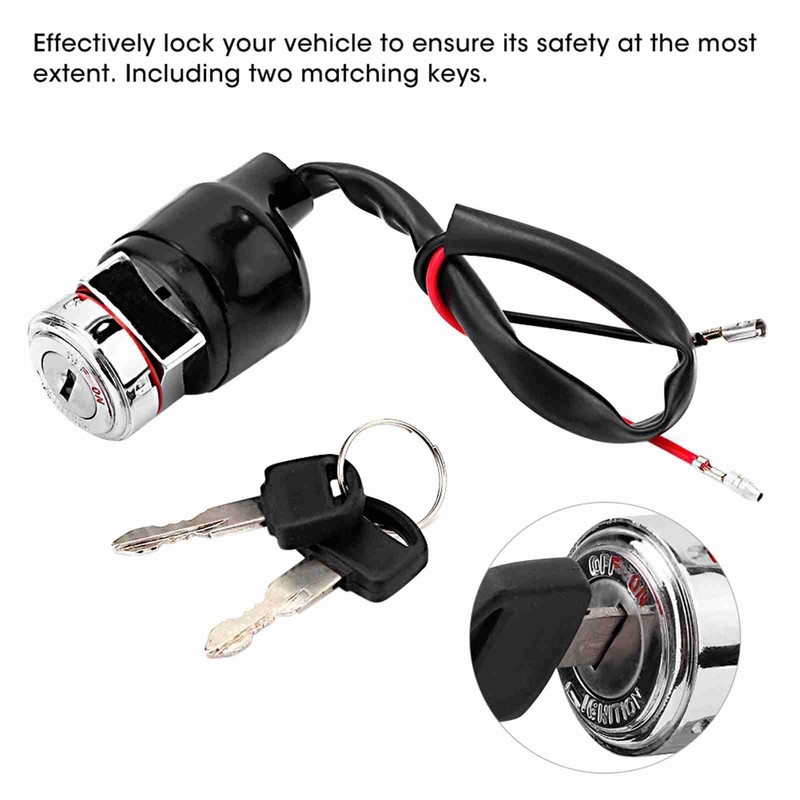 Motorcycle Ignition Switch Button Start Key Lock Switch Motorcycle Ignition