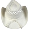Vamuss Women's Cowboy Hat with Heart, White, One Size