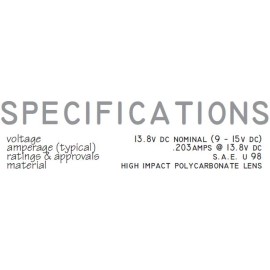 ATC Surface Mount 3rd Brake Light - ATC AT-LED-28x20-0