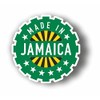 AMA SHOP PVC JAMAICA STICKER FOR WALL DECALCOMANIES CAR MOTORCYCLE