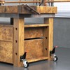 SPACEKEEPER Workbench Casters Kit 880 Lbs - 3 Inch Heavy