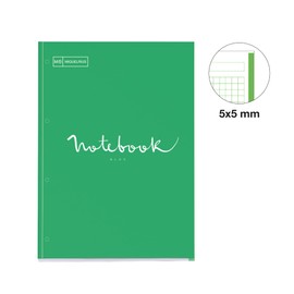 Miquelrius A4 Refill Pad Squared Emotions Green 80 Sheets 1 Colour