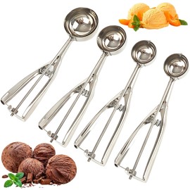 Set of 4 Ice Cream Scoop