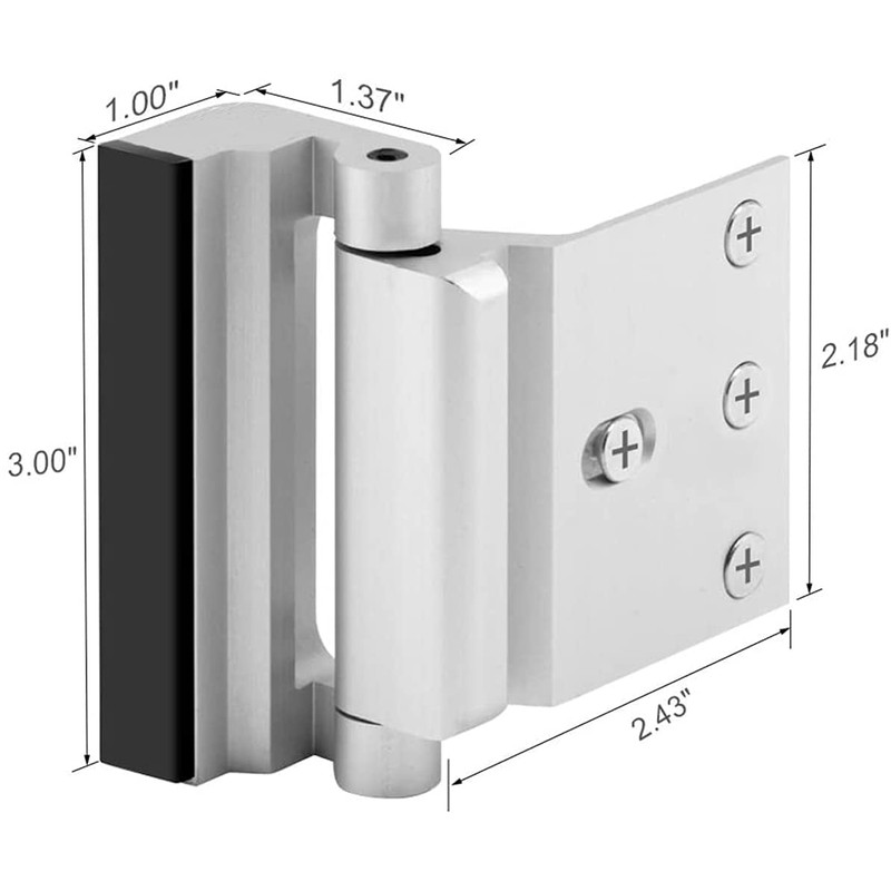 Door Lock,Home Security Door Latch Device,Childproof Door Security Lock Defender