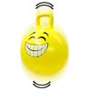 Jamara 460457 - Palla per saltare Smile giallo 450mm -