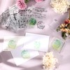 8 Pcs Christian Bible Verse Clear Rubber Stamps for Crafting,