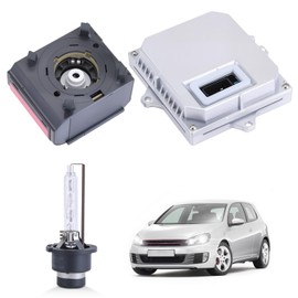 Xenon headlamp Ballast kit with HID Ignition D2S Bulb for 2005 2006 2007 2008 2009 VW Jetta Ballast kit Replacement Part OE# 1T0907391 4D0907476B