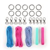 Hobby Horse Headcollar Material Set Aqua / Pink (Instructions Sold