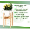 ZPirates Plant Stand for Indoor - Adjustable Sideways to fit