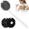 Back Scrubber for Shower with Long Handle, Exfoliating Body Scrubber