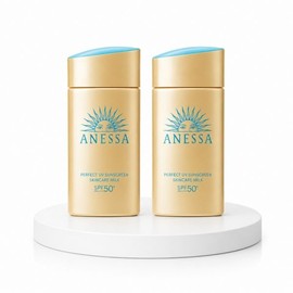 Anessa Perfect UV Sunscreen Skin Care Milk 60ml 2 Pack Special (2607) / 아넷사 퍼펙트 UV 선스크린 스킨케어 밀크 60ml 2입 기획(2607)