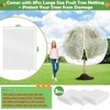 Tetutor 10x10 FT Fruit Trees Netting with Zipper,3Pcs Large Tree