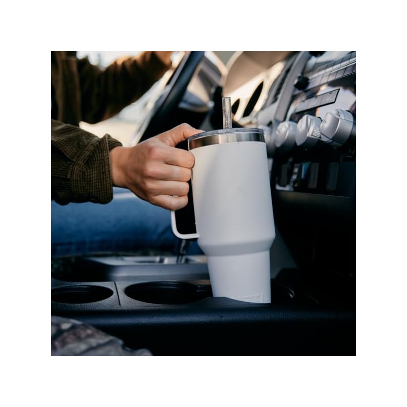 YETI Rambler Straw Cup, White, 42 oz (1242 ml)